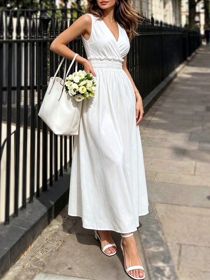 Rochie maxi SHEIN, alb