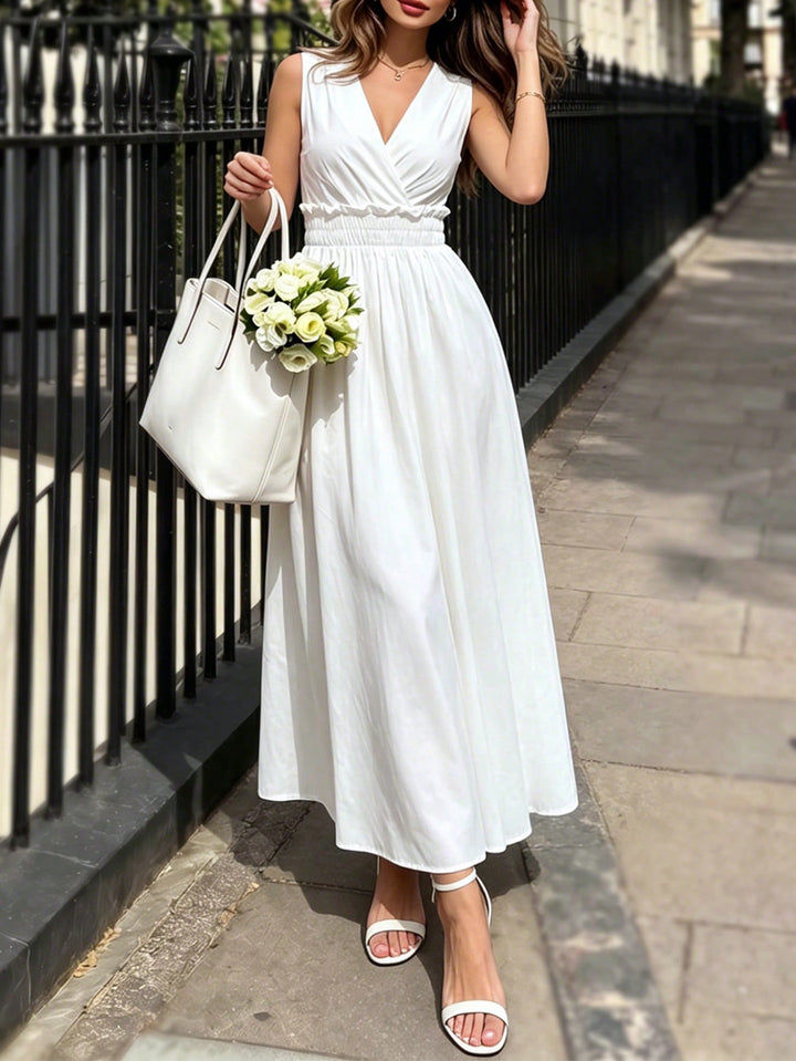 Rochie maxi SHEIN, alb