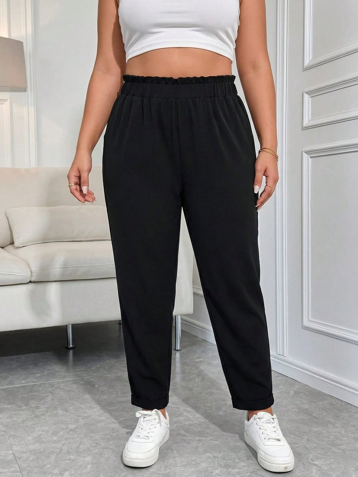 Pantaloni SHEIN, negru