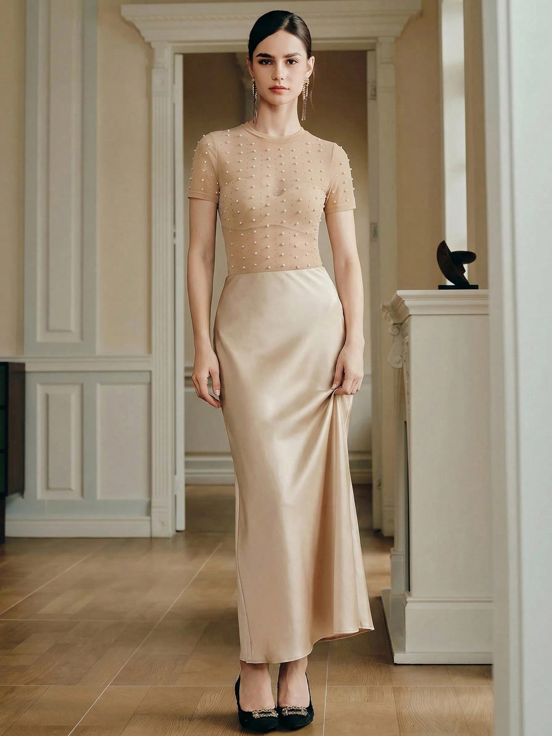 Top SHEIN, kaki