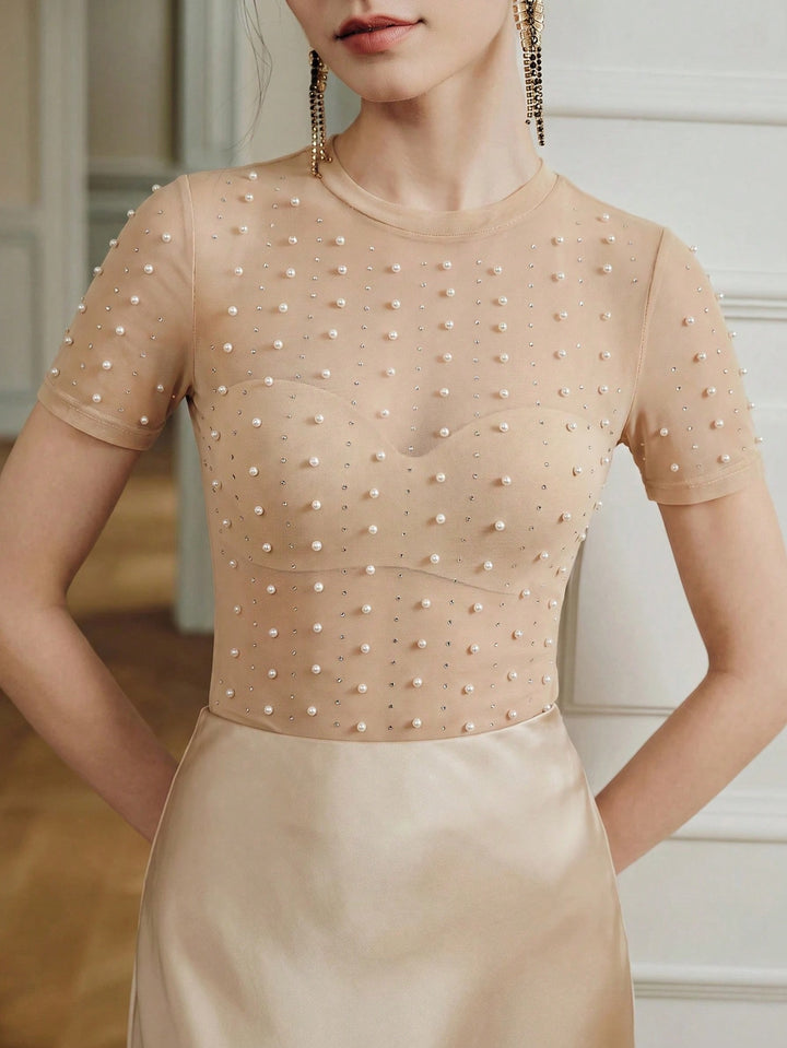 Top SHEIN, kaki
