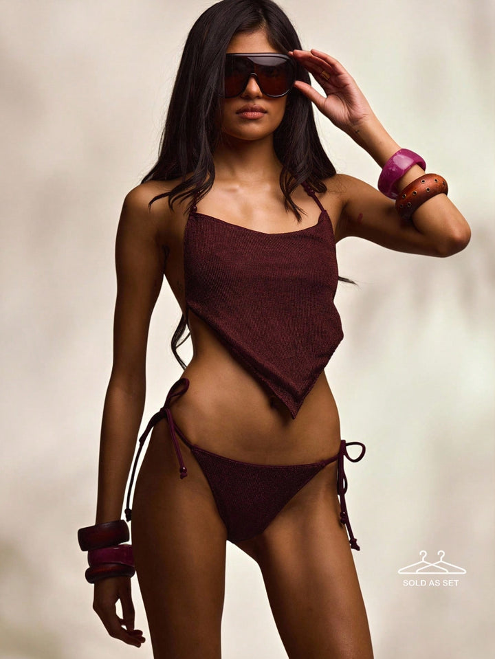 Set bikini SHEIN, maro