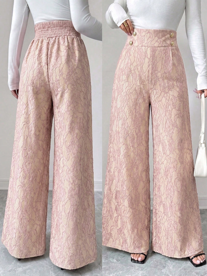 Pantaloni SHEIN, roz