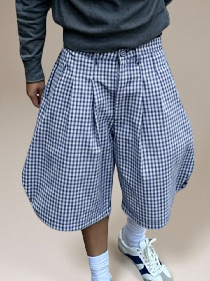 Pantaloni scurți SHEIN, albastru