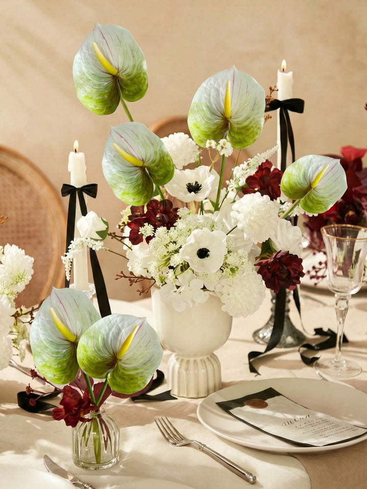 Floari artificiale SHEIN, mix culori