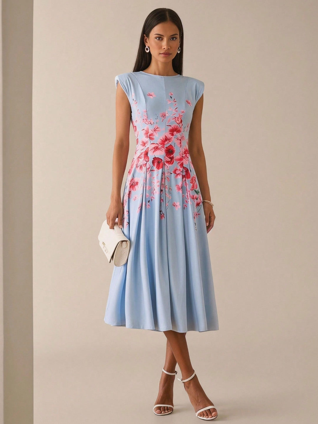 Rochie midi SHEIN, mix culori