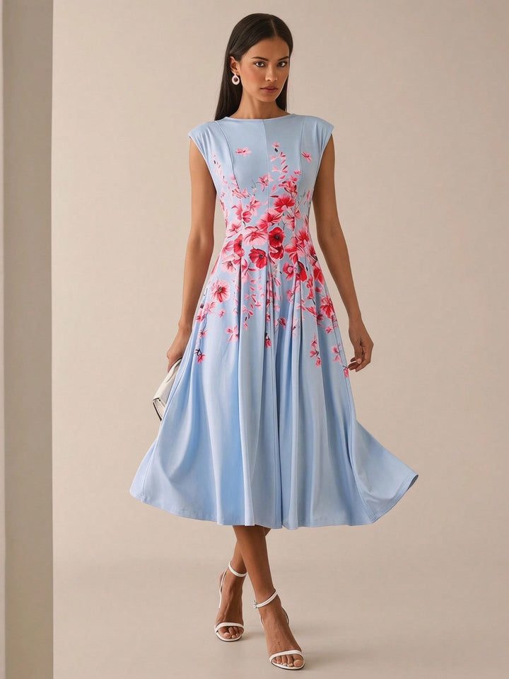 Rochie midi SHEIN, mix culori