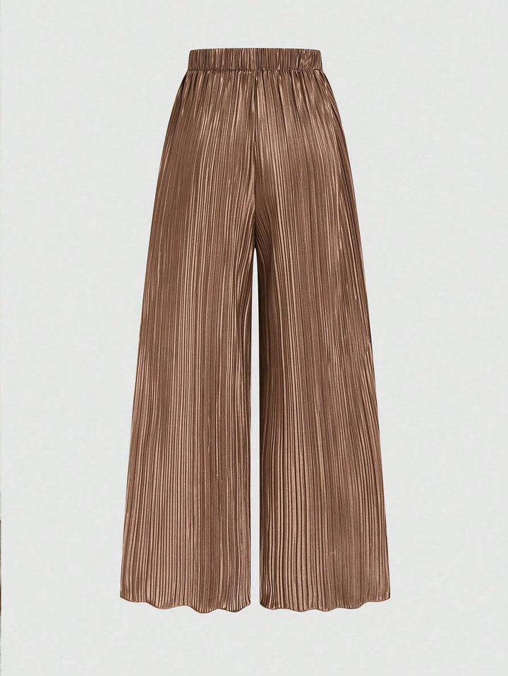 Pantaloni SHEIN, maro