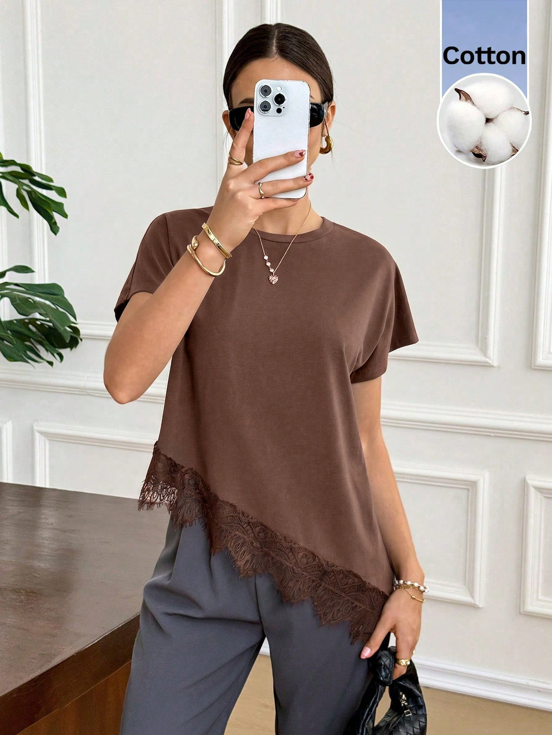 Tricou SHEIN, maro