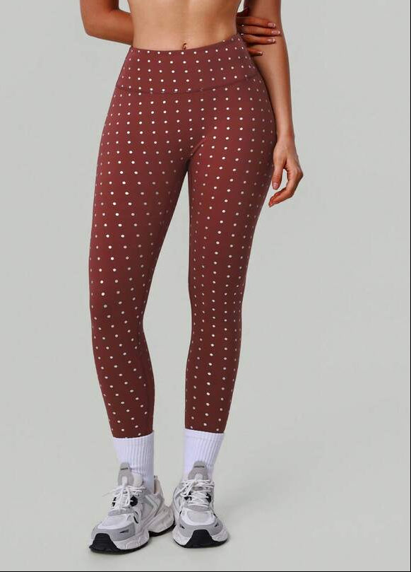 Leggings SHEIN, bordó