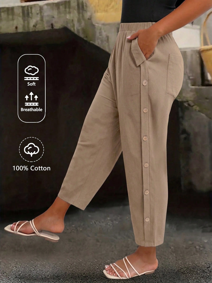 Pantaloni SHEIN, kaki