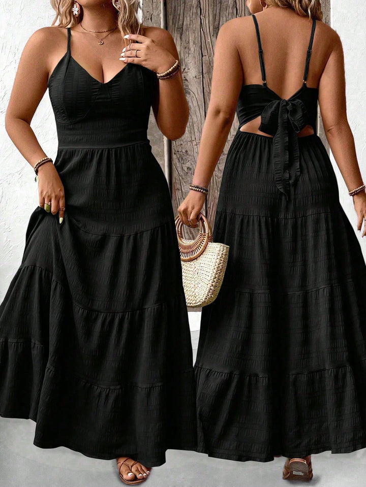 Rochie maxi SHEIN, negru