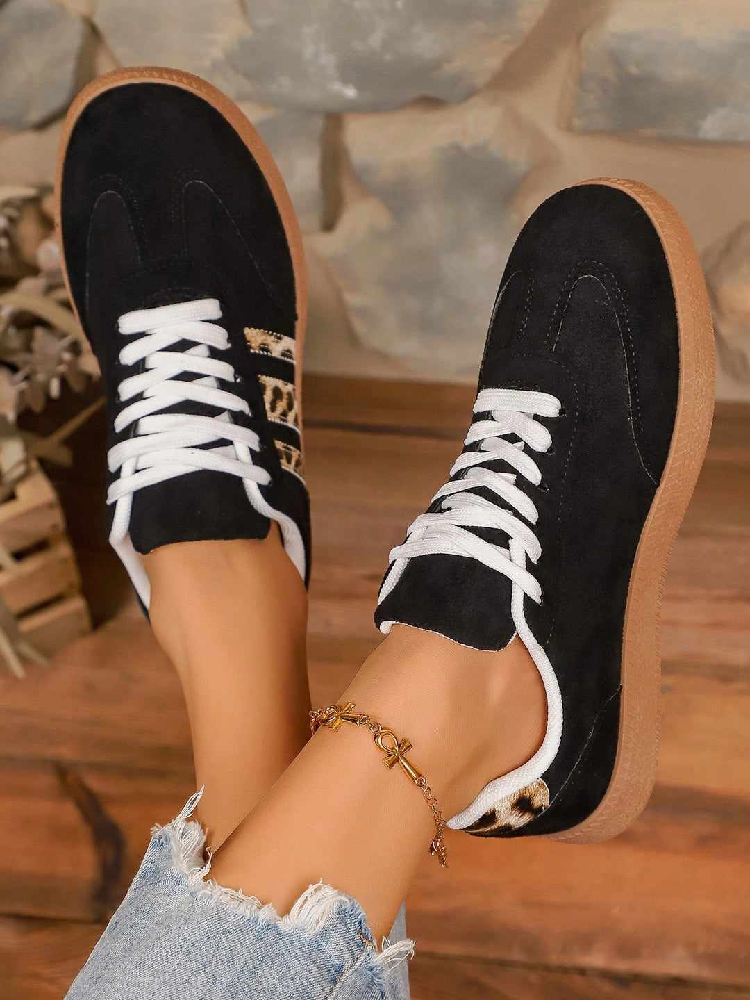 Pantofi sport SHEIN, negru