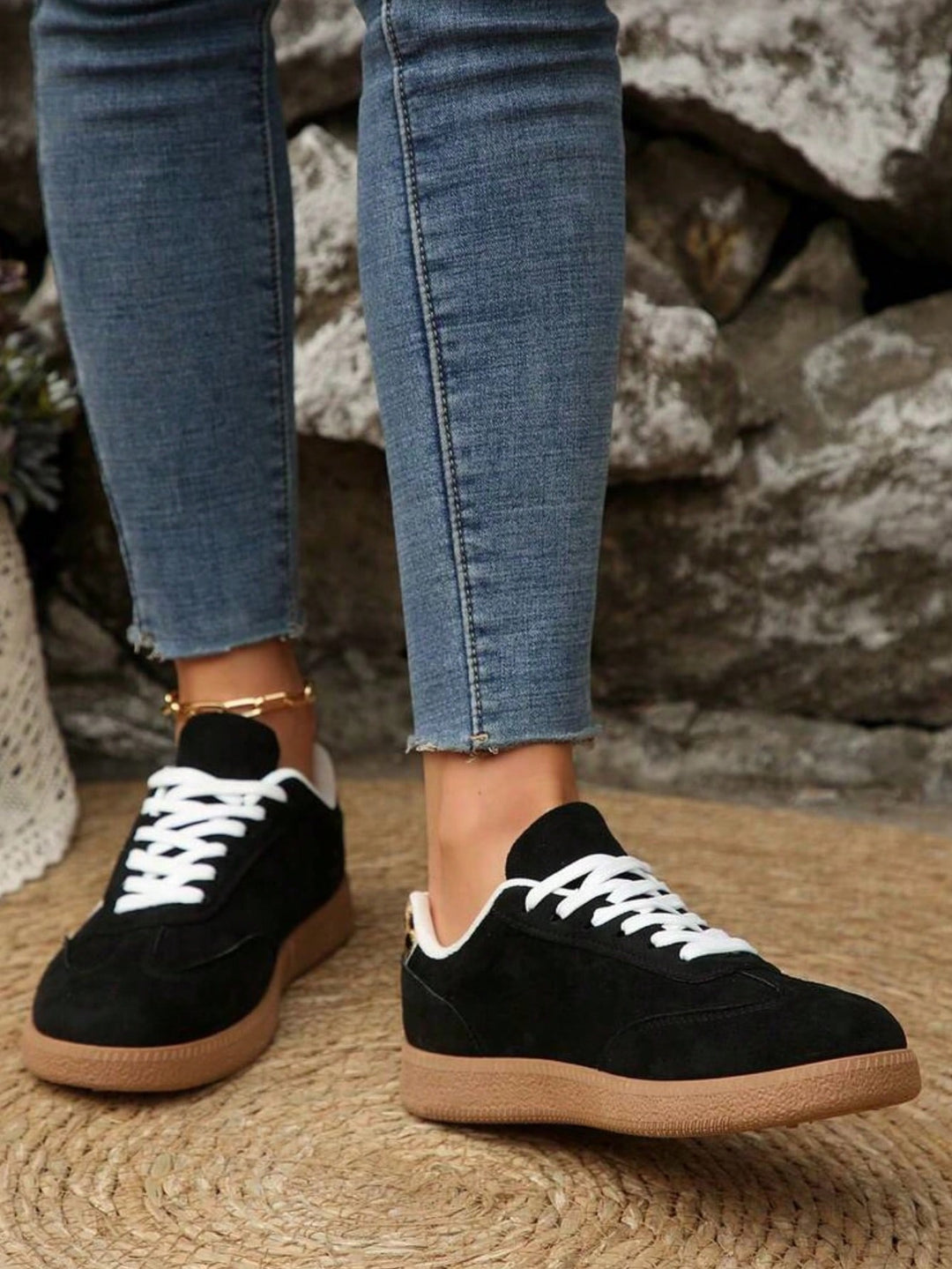 Pantofi sport SHEIN, negru