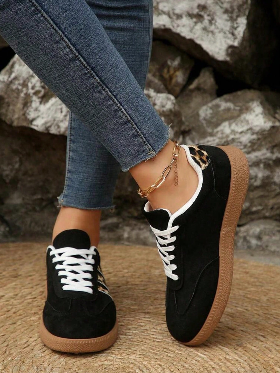 Pantofi sport SHEIN, negru