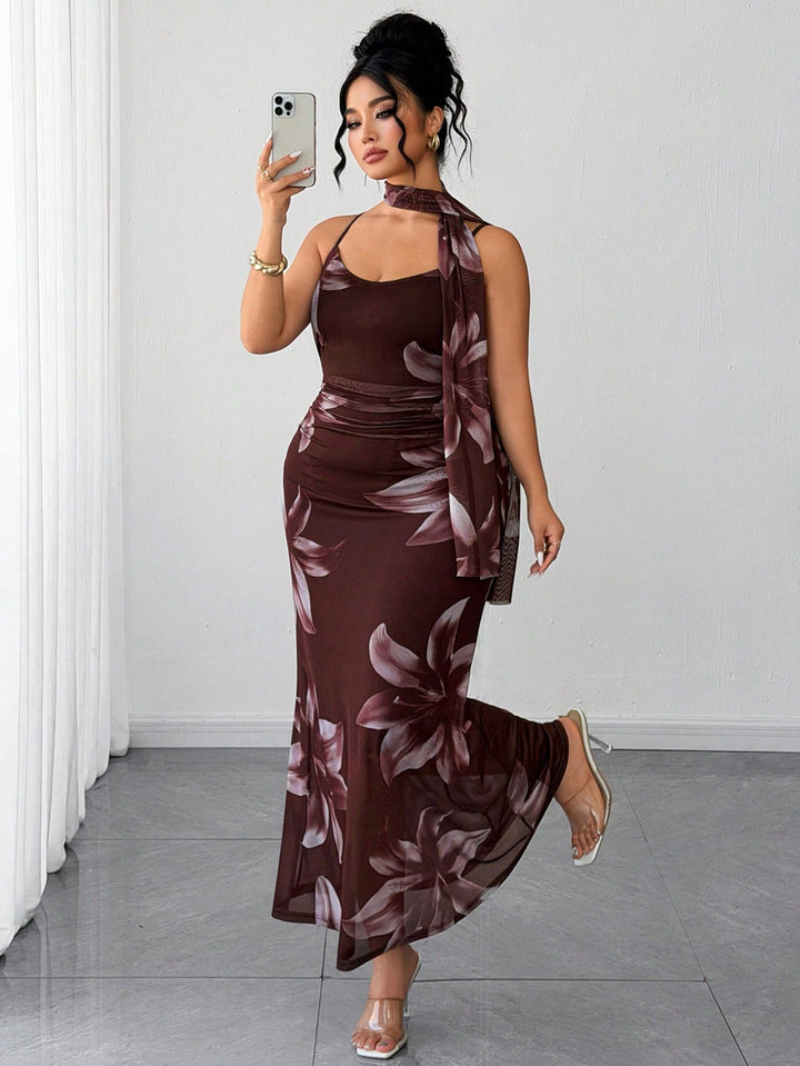 Rochie SHEIN, maro