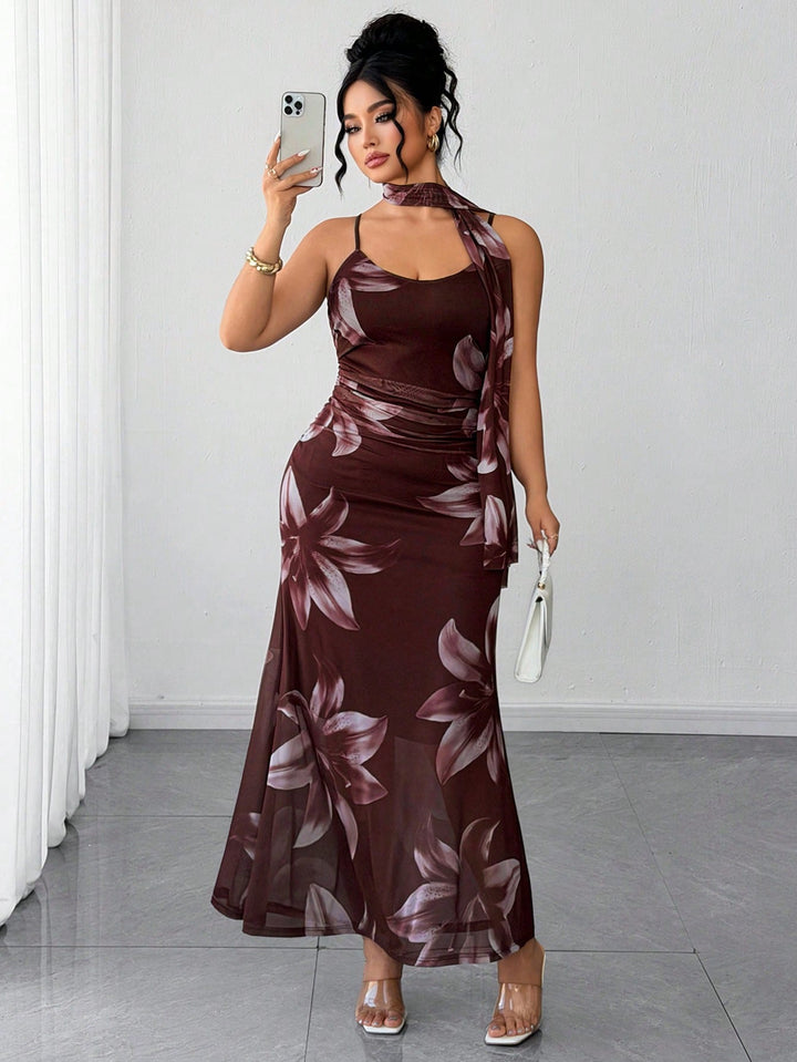 Rochie SHEIN, maro