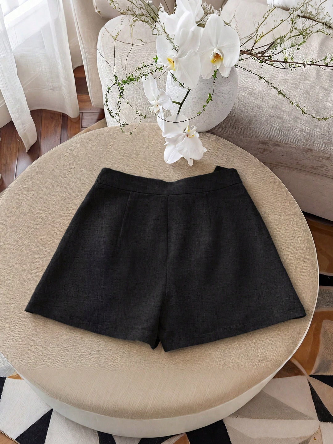 Fustă pantalon SHEIN, negru