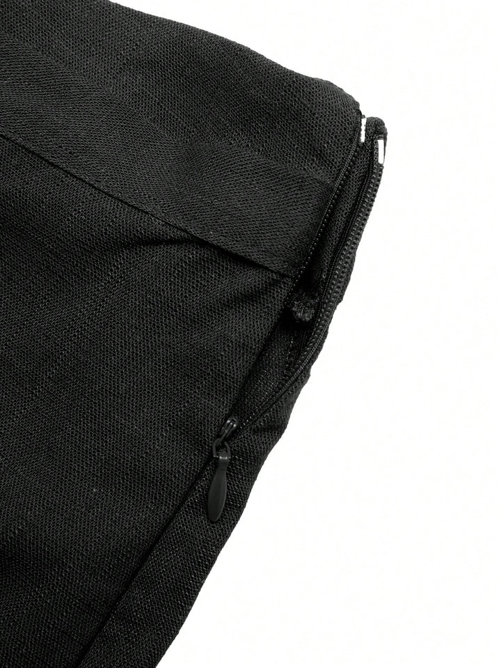 Fustă pantalon SHEIN, negru