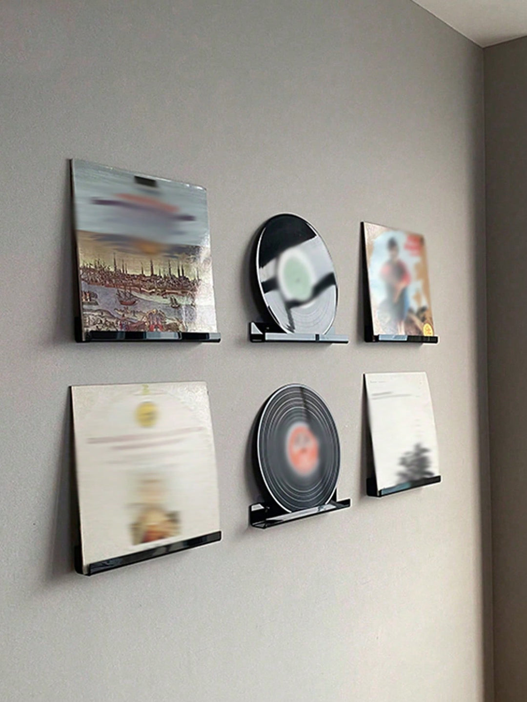 Raft pentru discuri vinil SHEIN, mix culori