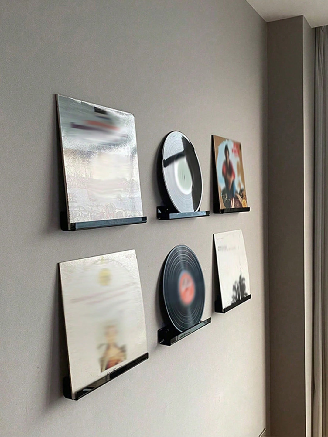 Raft pentru discuri vinil SHEIN, mix culori