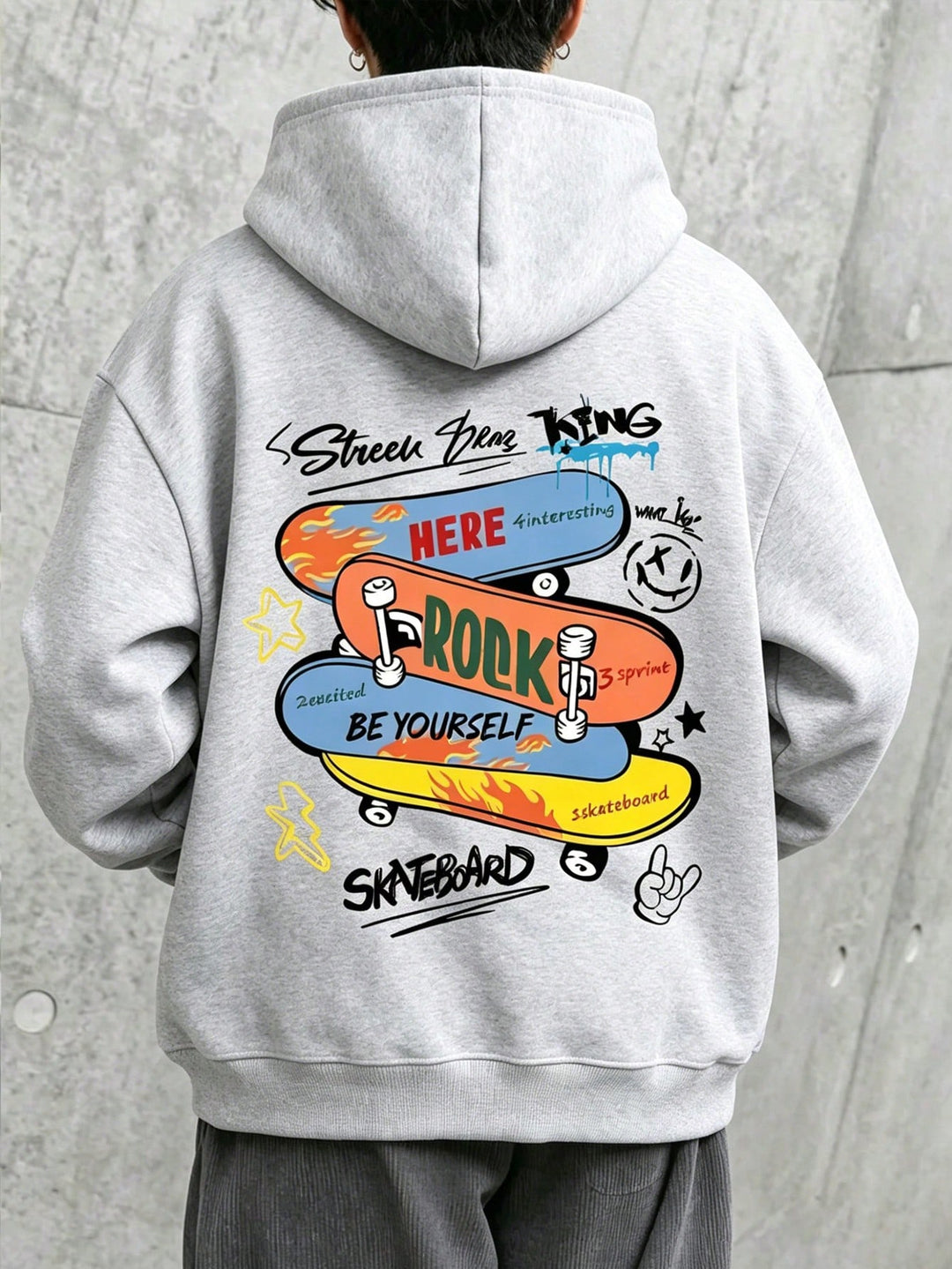Hanorac SHEIN, gri