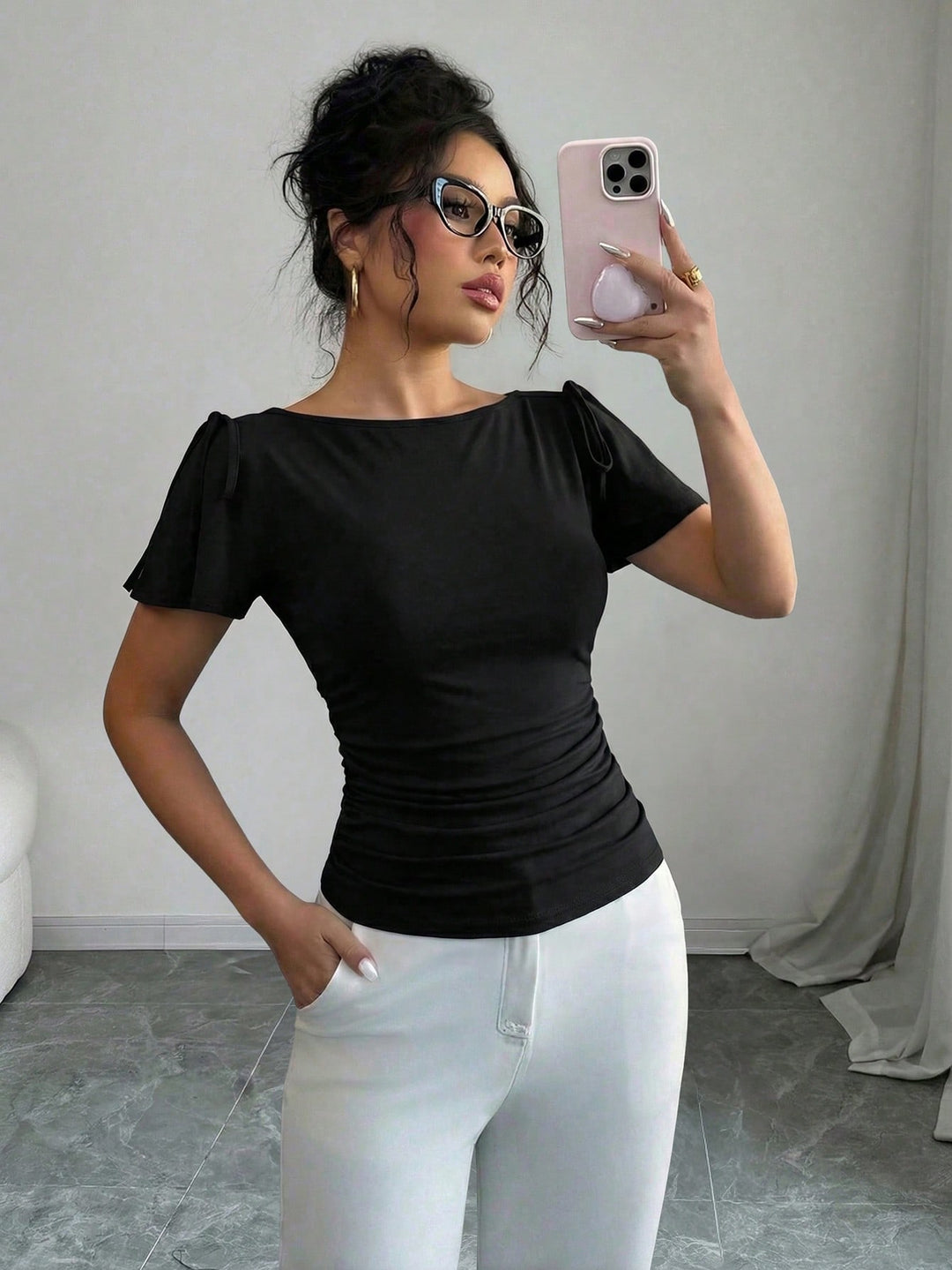 Tricou SHEIN, negru