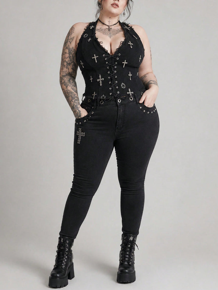 Jeans SHEIN, negru