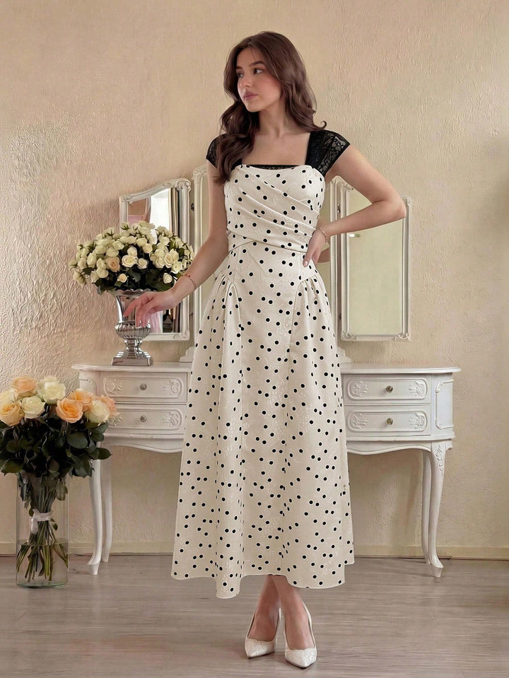 Rochie maxi SHEIN, bej