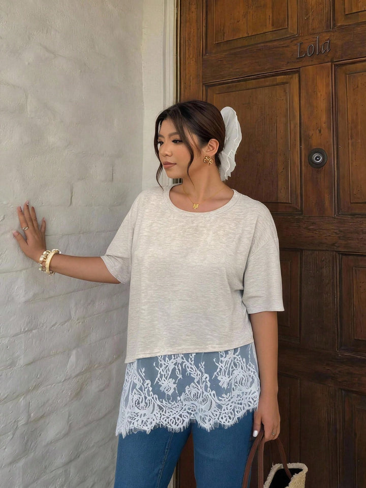 Tricou SHEIN, bej