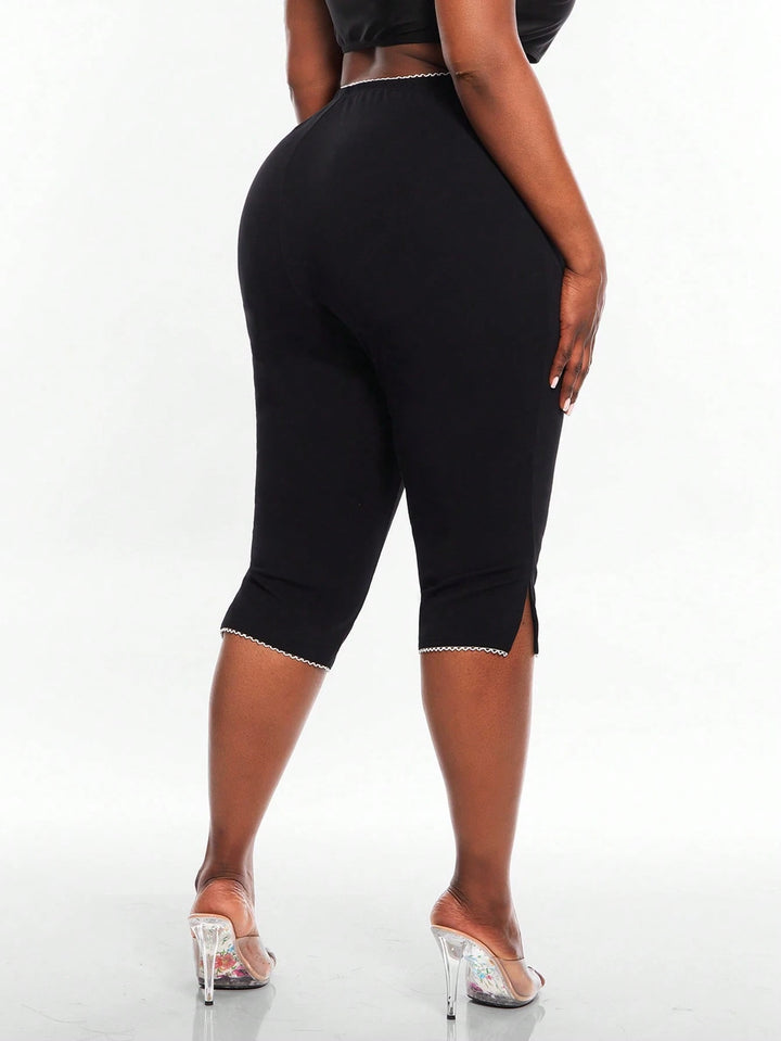 Colanți 3/4 SHEIN, negru