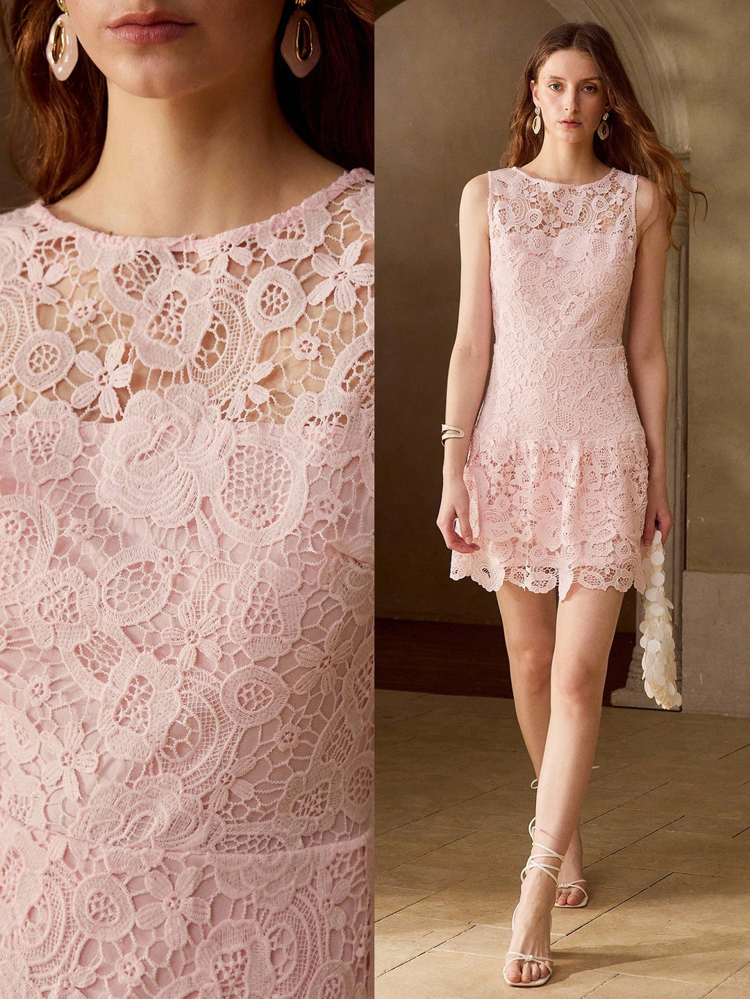 Rochie mini SHEIN, roz