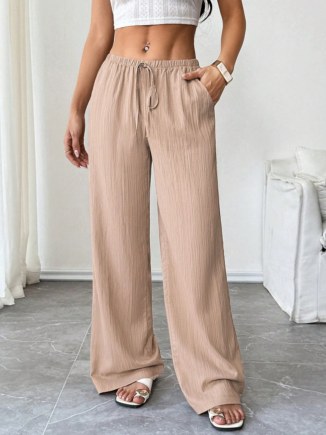 Pantaloni SHEIN, bej