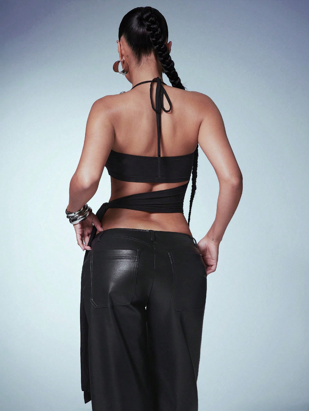 Top SHEIN, negru
