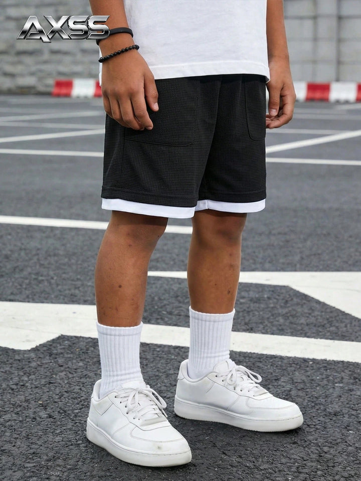 Pantaloni scurți SHEIN, negru
