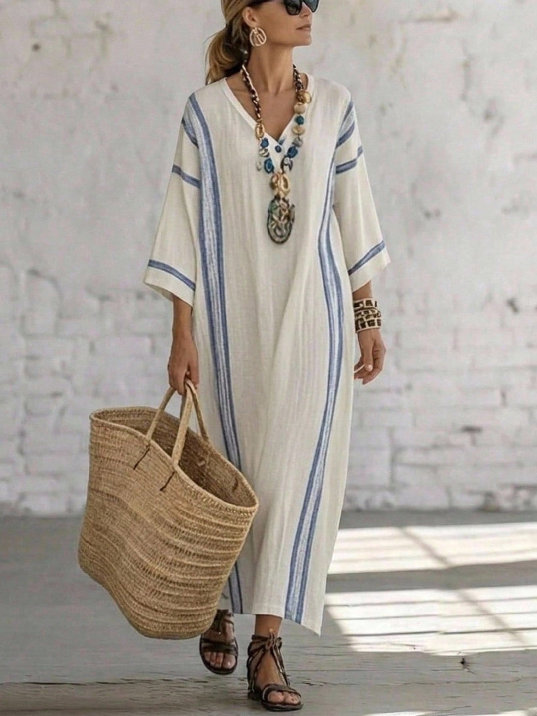 Rochie maxi SHEIN, mix culori