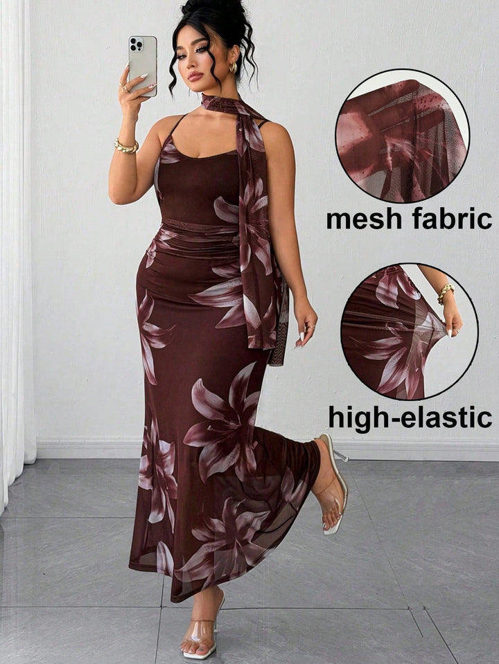 Rochie SHEIN, maro