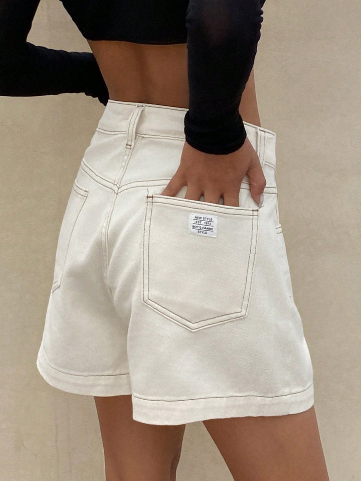 Pantaloni scurți SHEIN, kaki