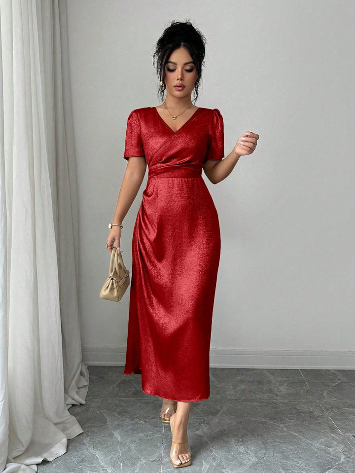 Rochie maxi SHEIN, roșu