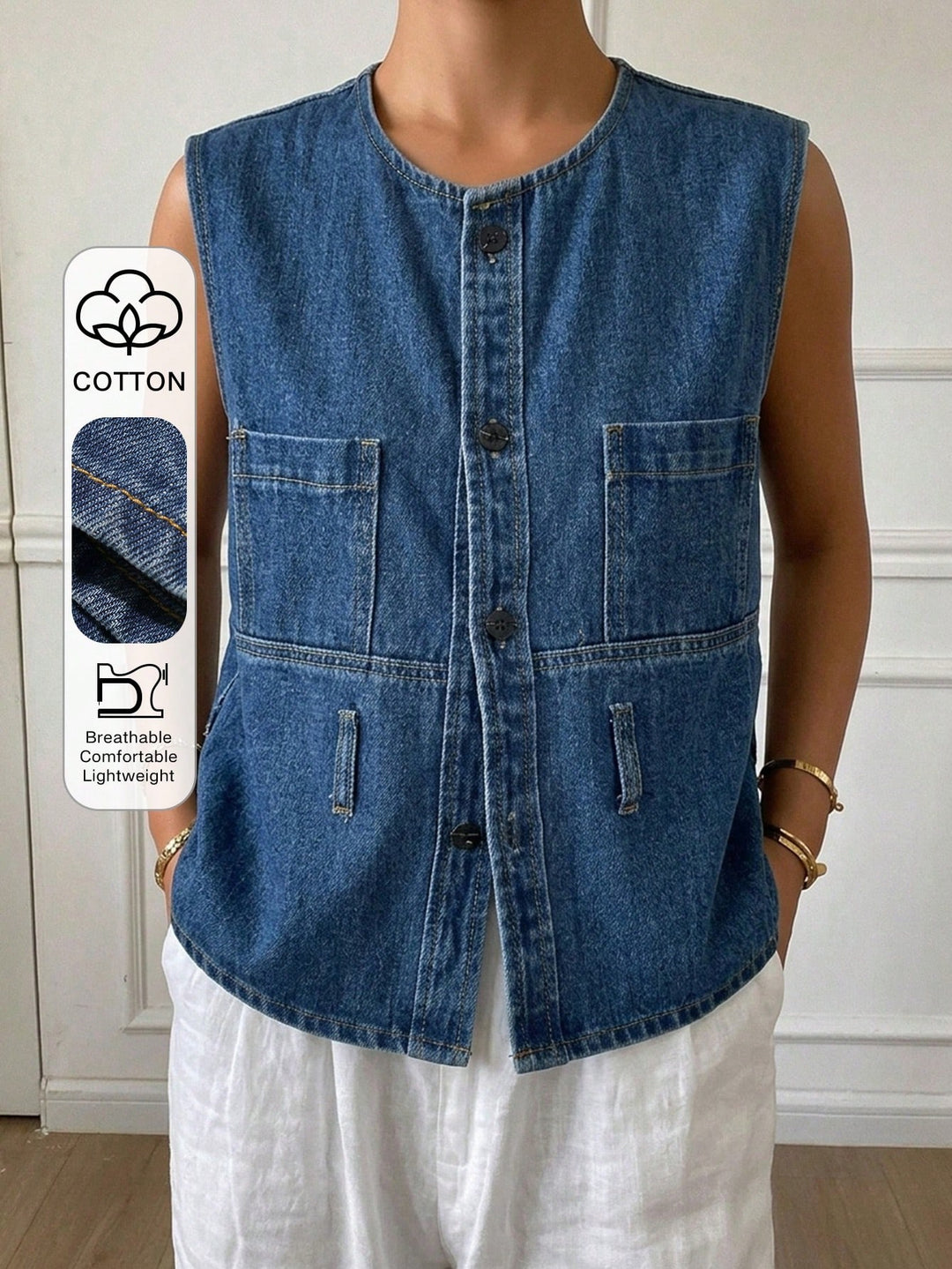 Top SHEIN, albastru