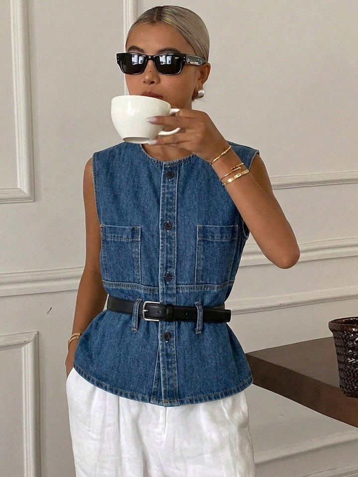 Top SHEIN, albastru