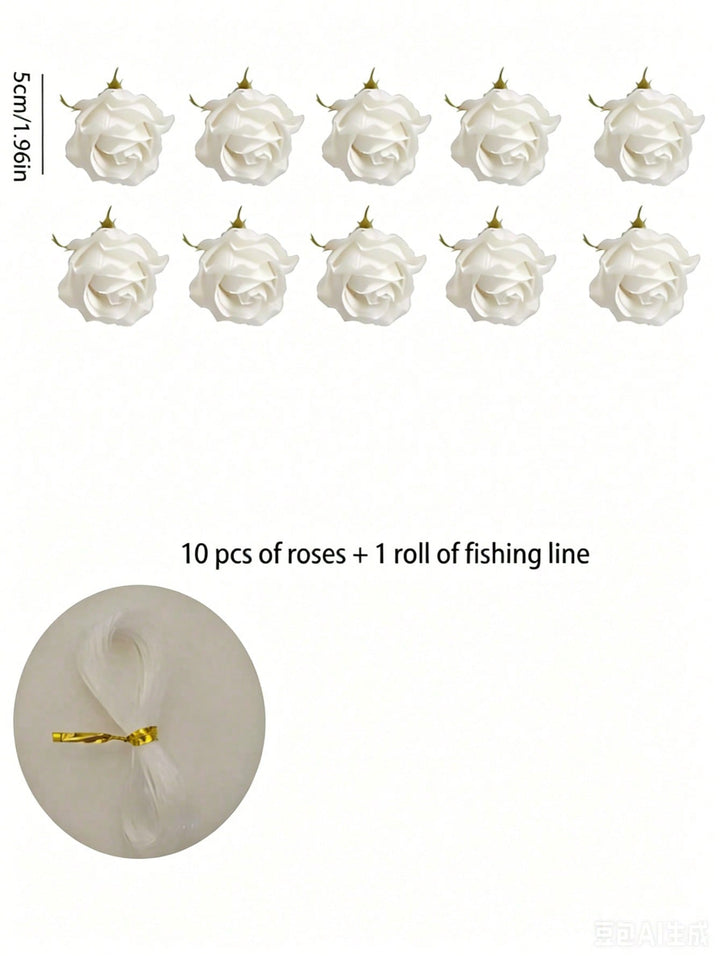 Floari artificiale SHEIN, alb