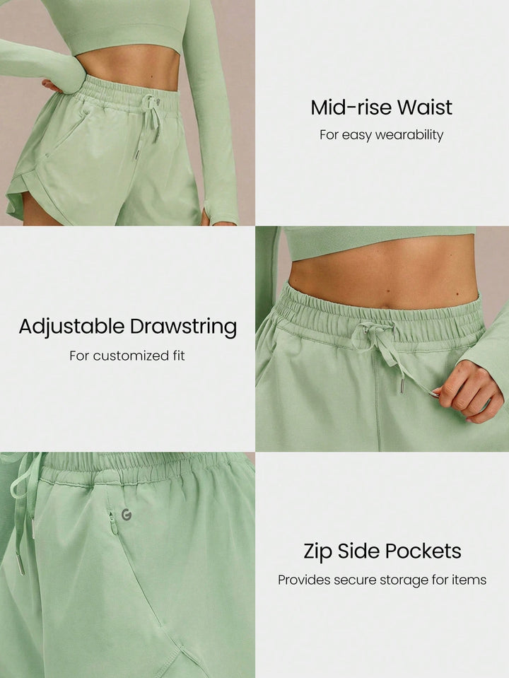 Pantaloni scurți SHEIN, verde