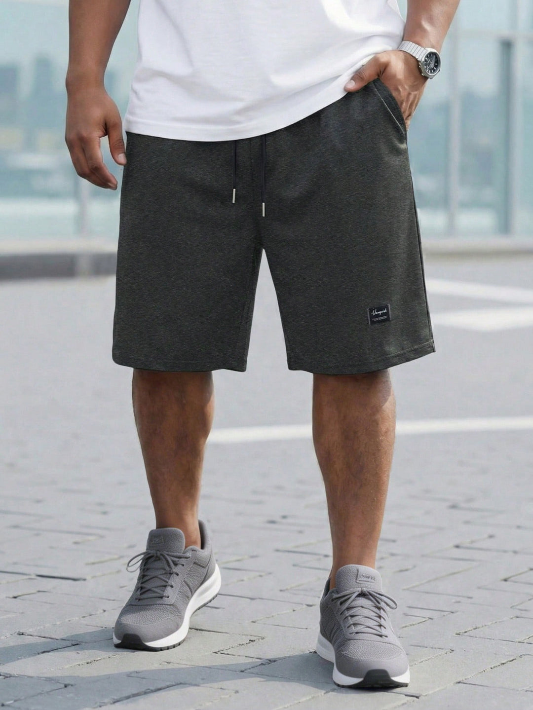 Pantaloni scurți SHEIN, gri