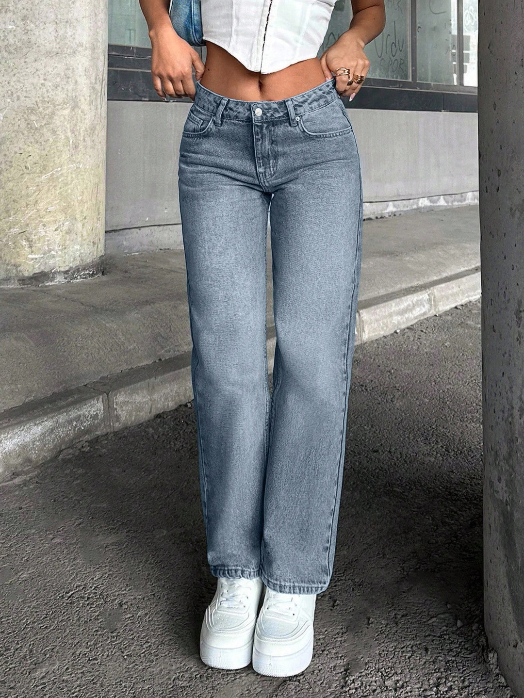 Jeans SHEIN, albastru