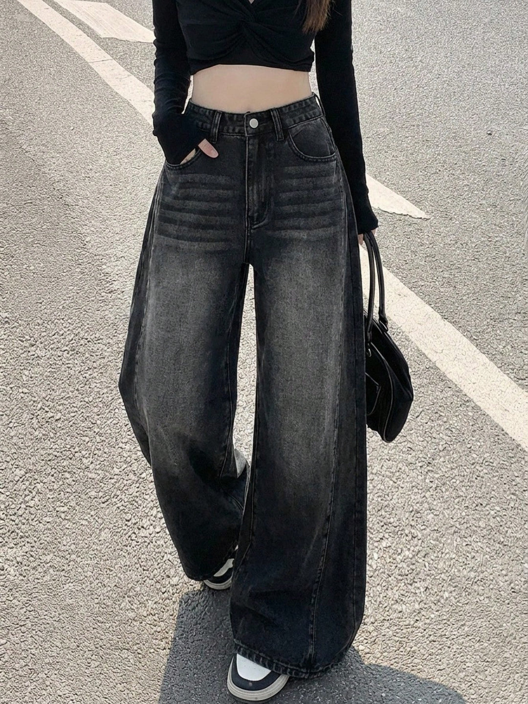 Jeans SHEIN, negru