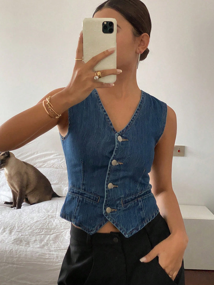 Top SHEIN, albastru