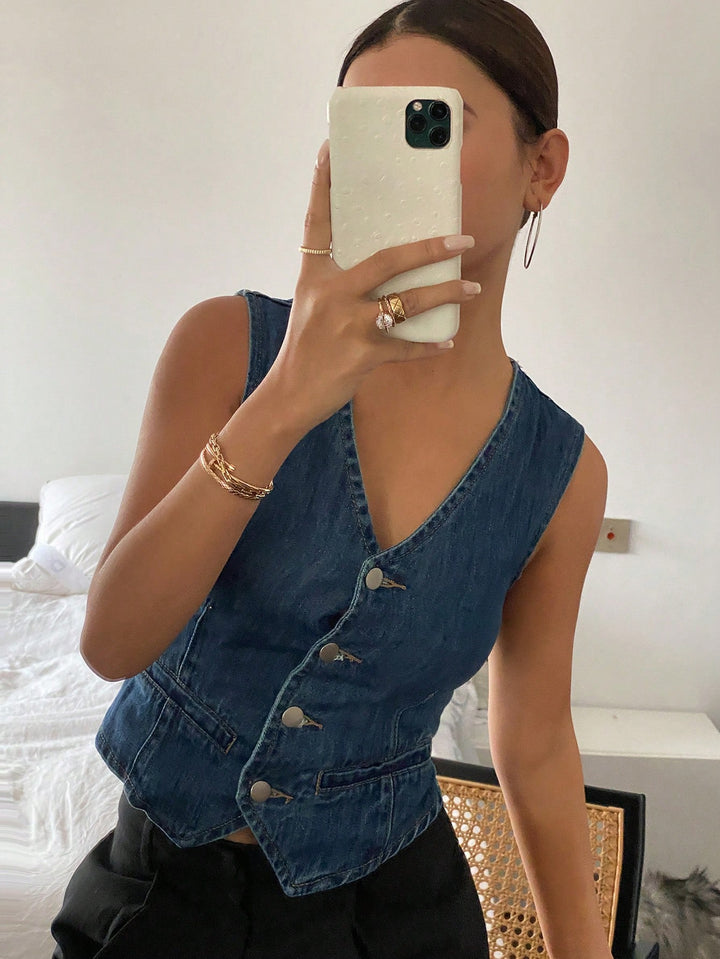 Top SHEIN, albastru