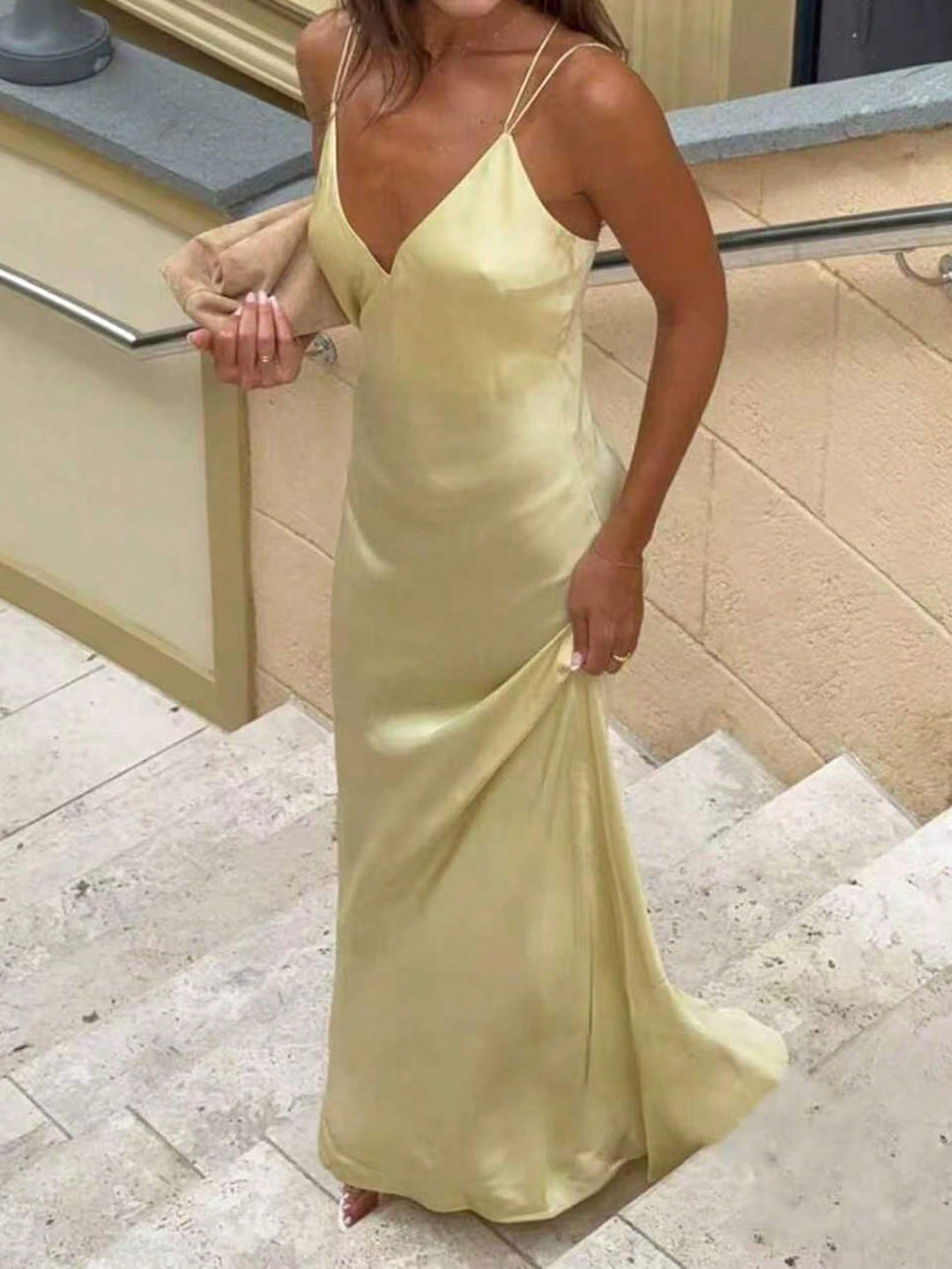 Rochie maxi SHEIN, galben