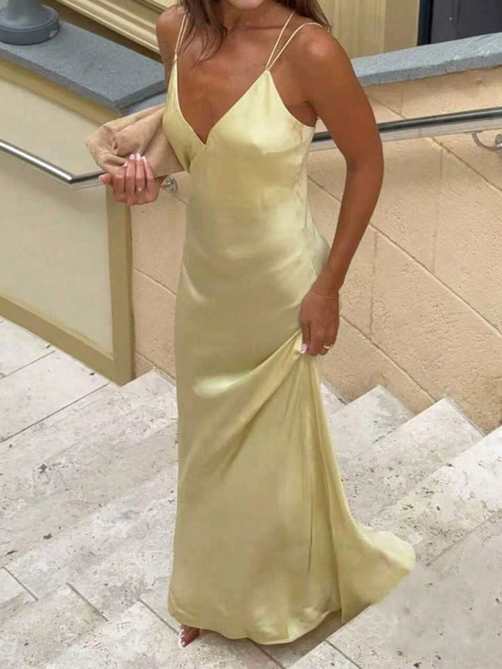 Rochie maxi SHEIN, galben